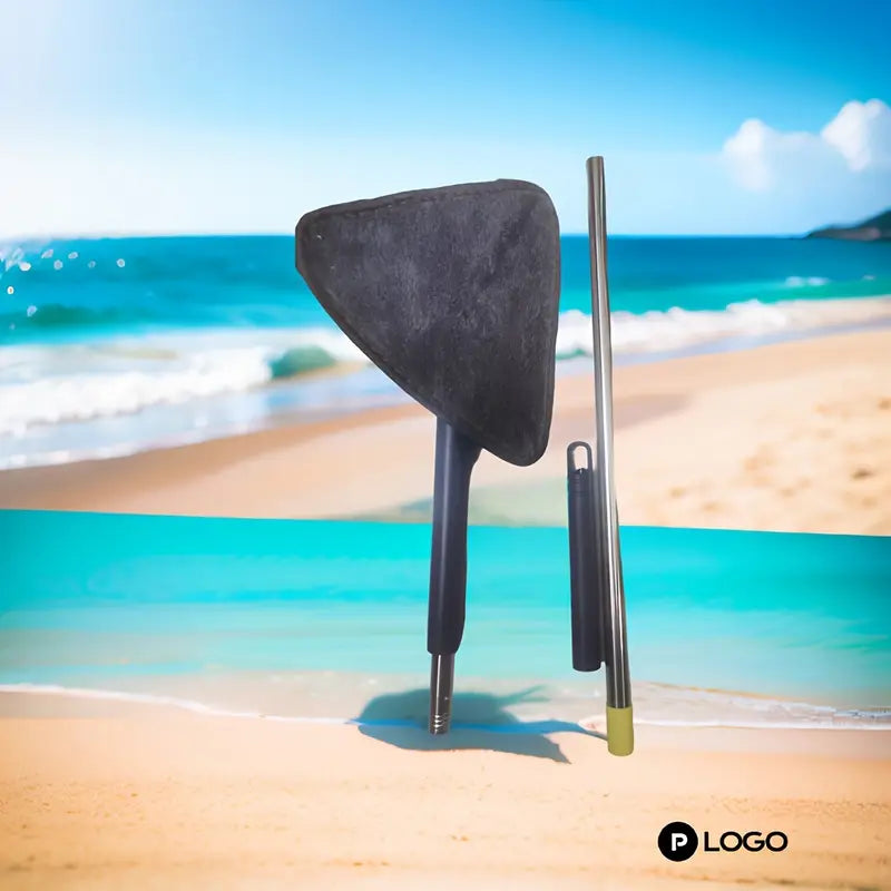 360° Rotating Triangle Mop – Long Handle, Hands-Free Squeeze, Wet & Dry Dual Use