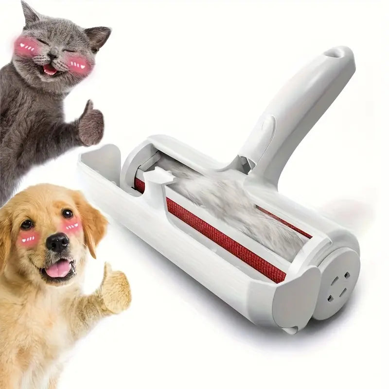 Reusable Pet Hair Remover Roller – Self-Cleaning Lint Tool for Furniture & Car Seats